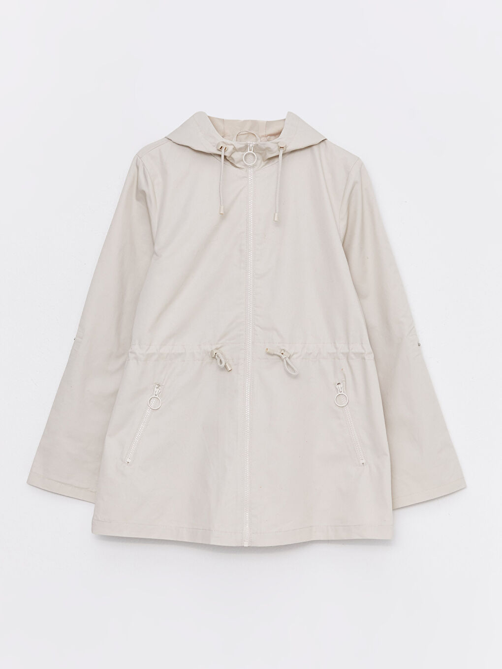 LCWAIKIKI Classic Women's Hooded Plain Coat -S30618Z8-S0L