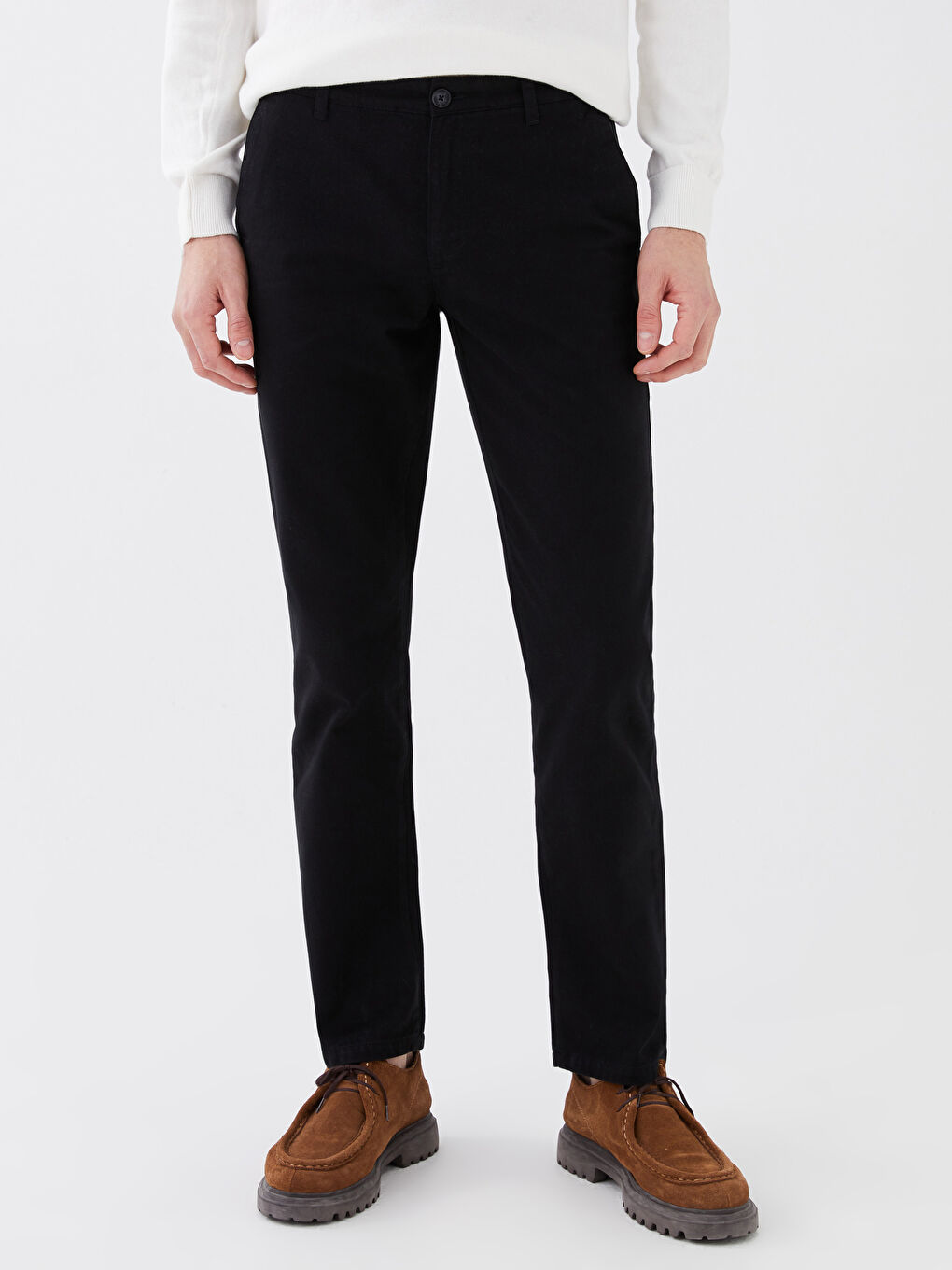 بنطلون تشينو واسع ومريح - للرجال-2