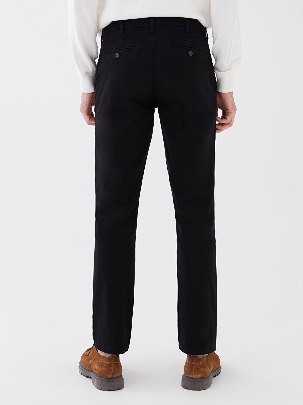 بنطلون تشينو واسع ومريح - للرجال-4