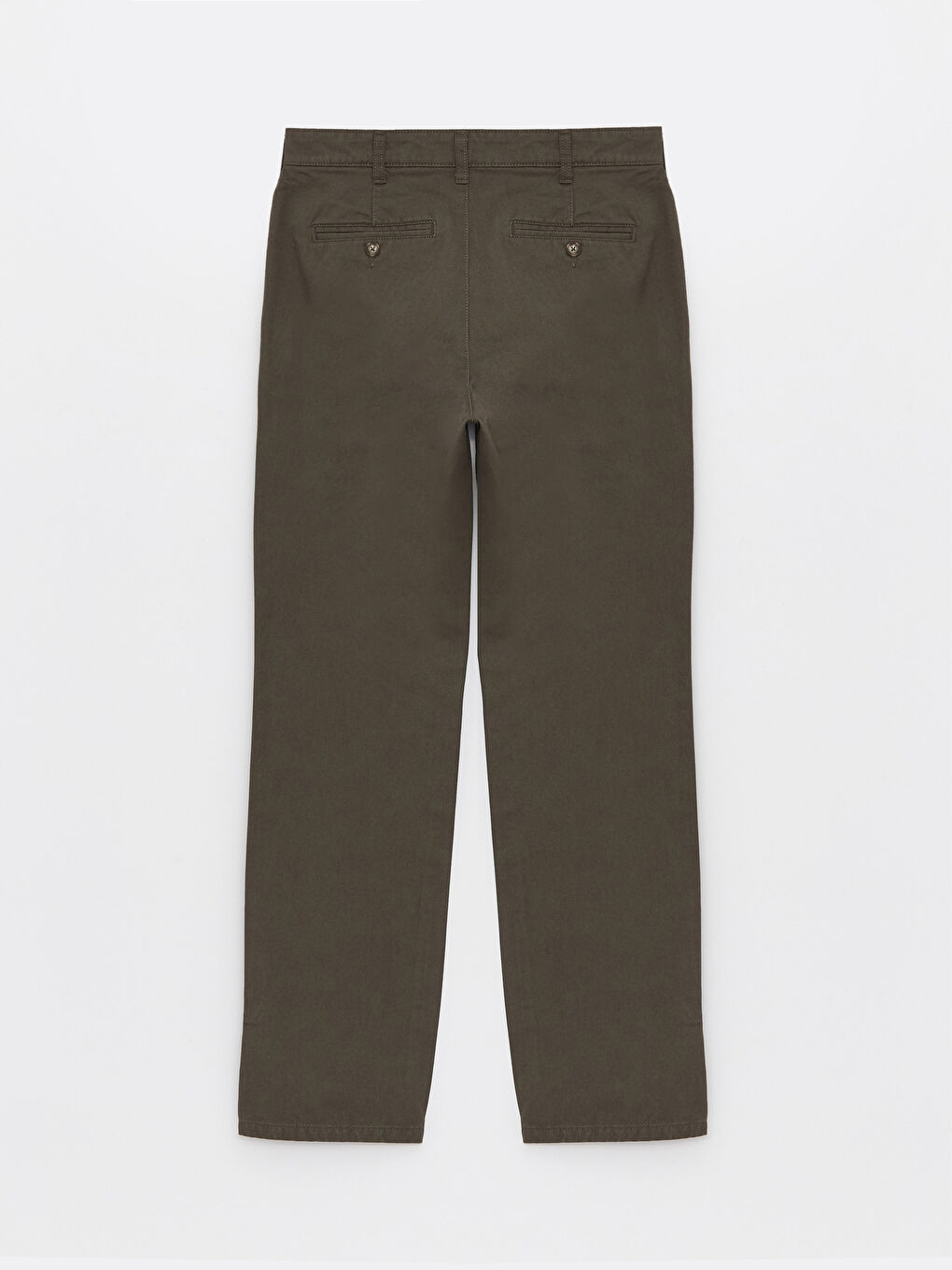 Haki Rahat Kalıp Erkek Chino Pantolon-6