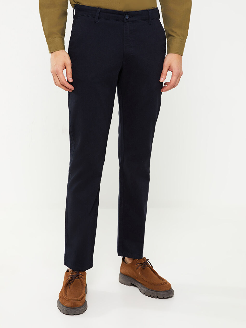 بنطلون تشينو واسع ومريح - للرجال-3