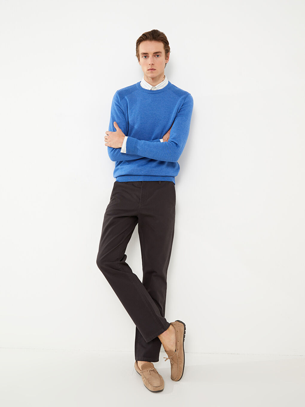 بنطلون تشينو واسع ومريح - للرجال