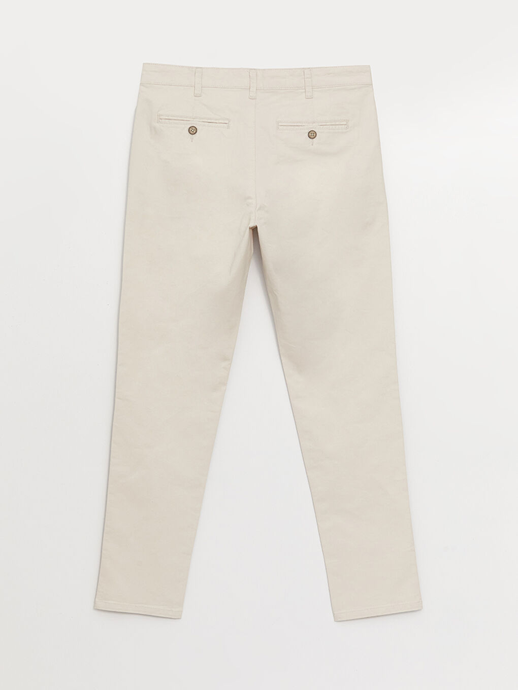 LCWAIKIKI Classic Açık Gri Slim Fit Gabardin Erkek Chino Pantolon - 6