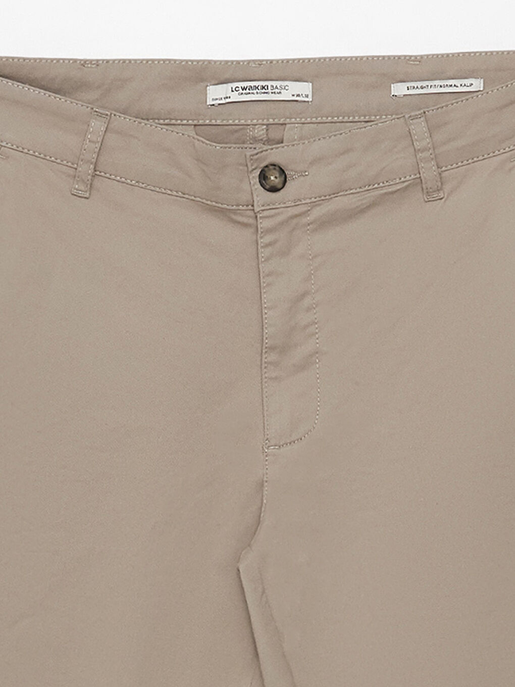 بنطلون تشينو بقماش جباردين بقصة عادية - للرجال-6