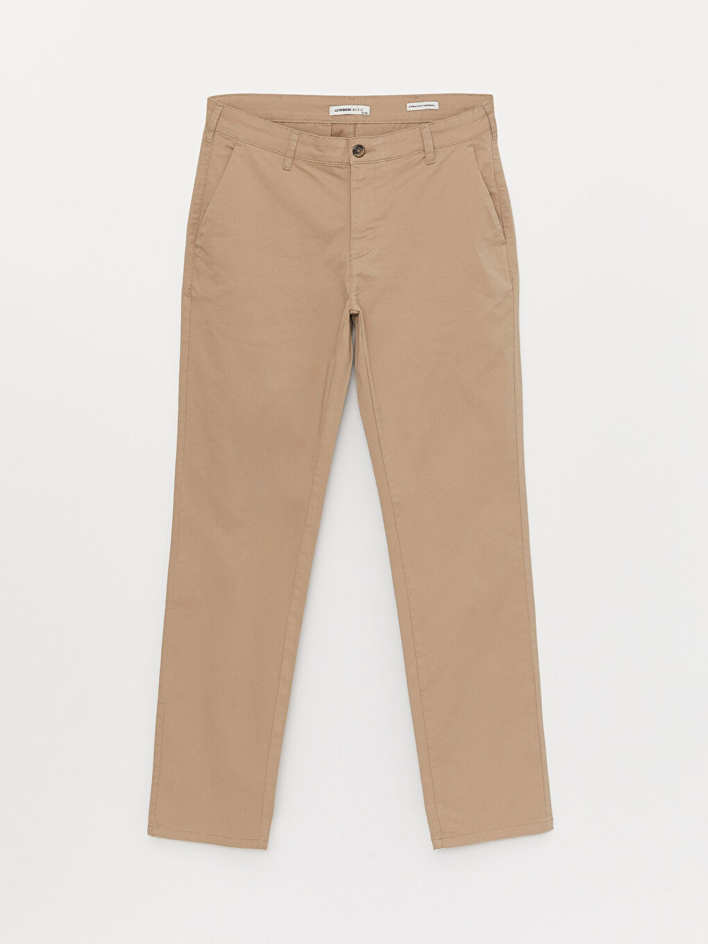 LCWAIKIKI Classic Bej Standart Kalıp Gabardin Erkek Chino Pantolon - 5