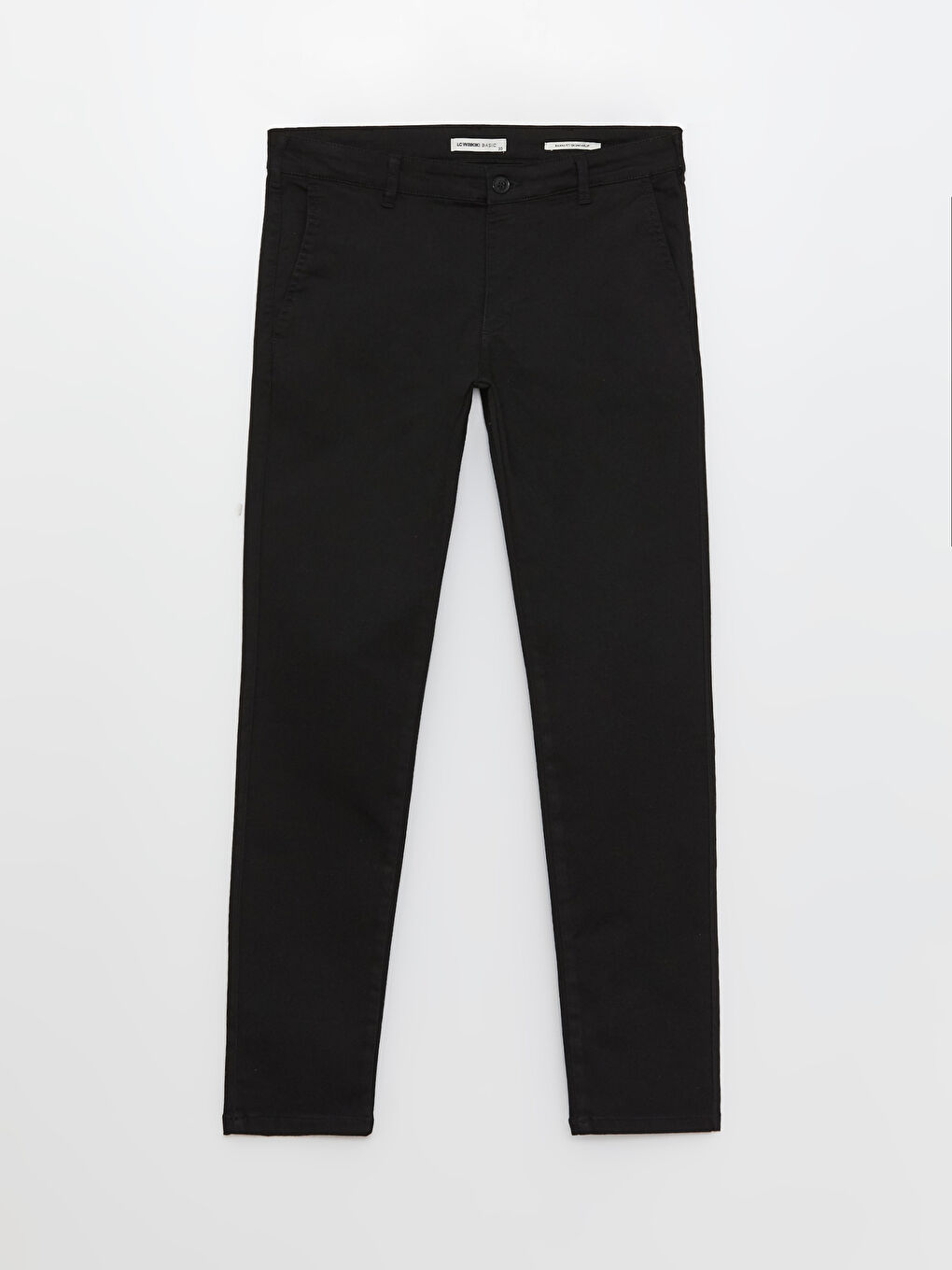 LCWAIKIKI Classic Yeni Siyah Skinny Fit Gabardin Erkek Chino Pantolon - 5