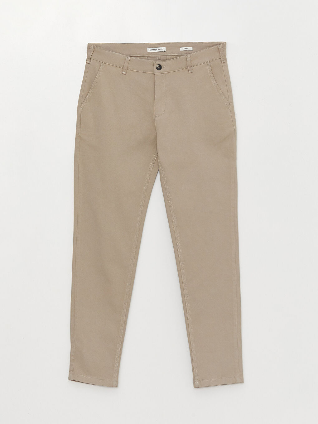 LC Waikiki Uske Gabardinske Muške Chino Pantalone -S30629Z8-PWN