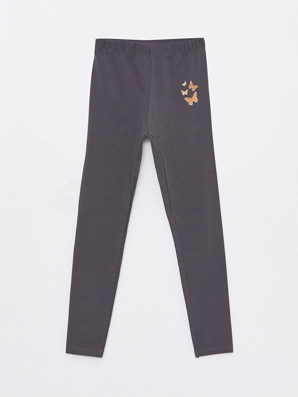 LCW Kids Elasticated Waist Printed Girls' Leggings -S30642Z4-JNL