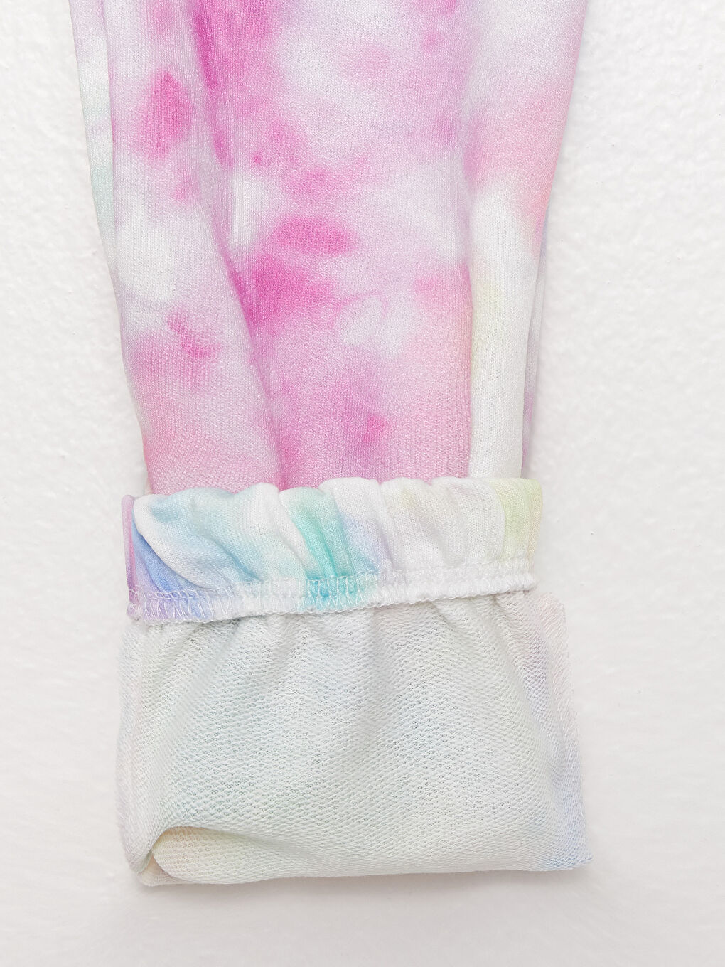 Elastic Waist Batik Patterned Girls' Sweatpants-3