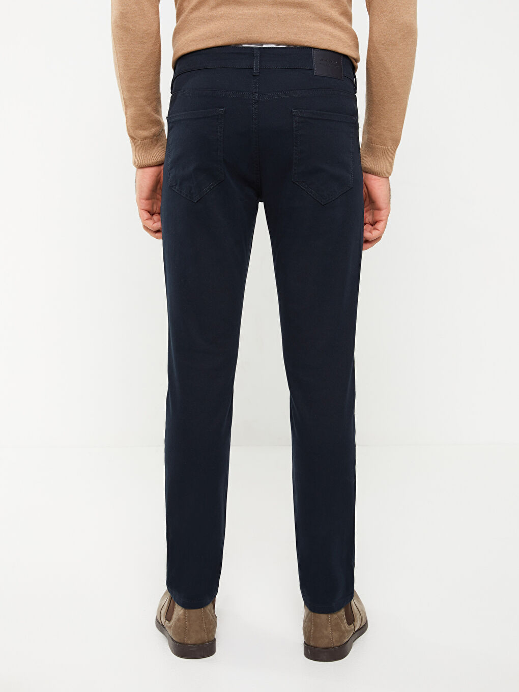 LCWAIKIKI Classic Lacivert Dar Kalıp Erkek Chino Pantolon - 4