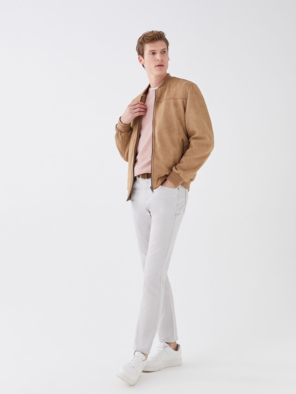 Slim fit muške pantalone  -S30661Z8-P7S