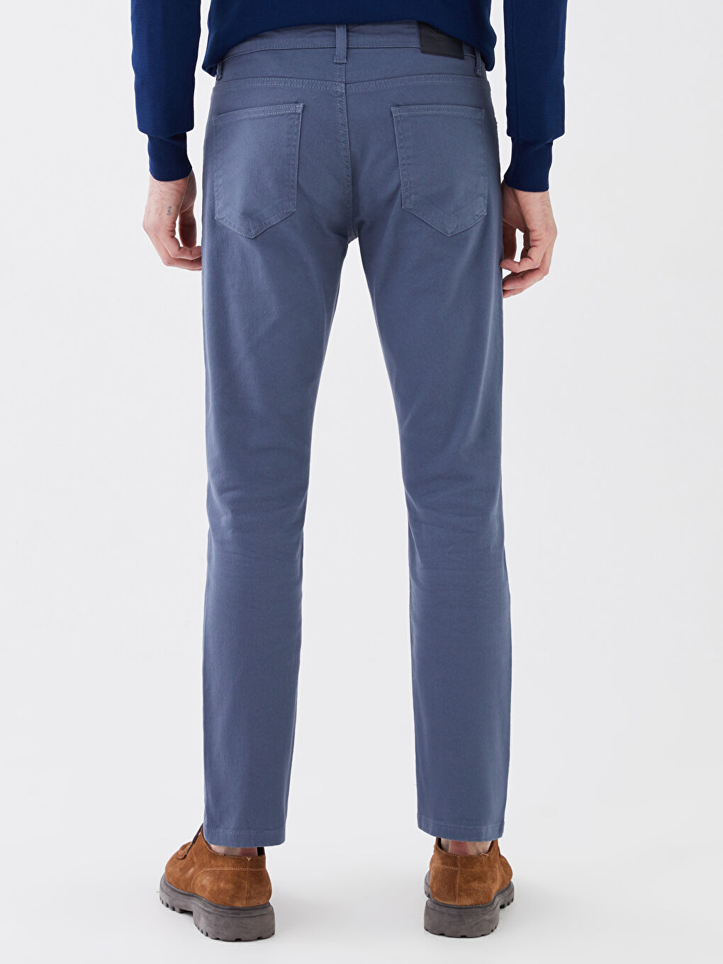 Slim Fit мъжки чино панталони-4