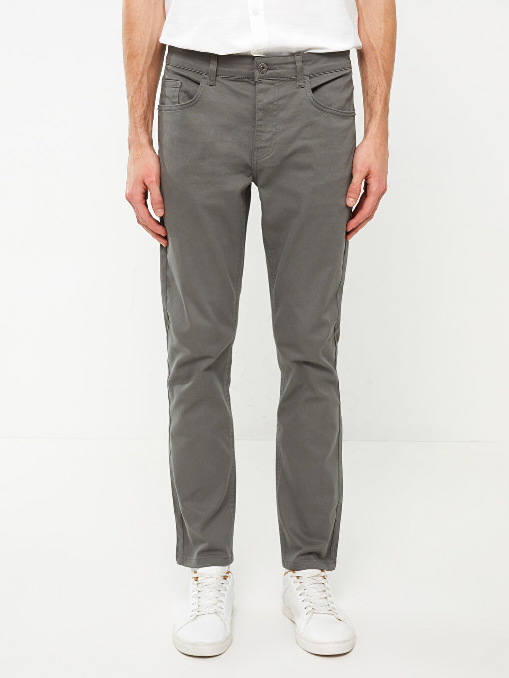 Slim Fit мъжки чино панталони-2