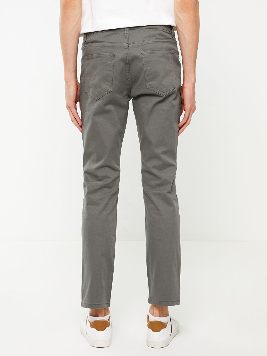 Slim Fit мъжки чино панталони-6