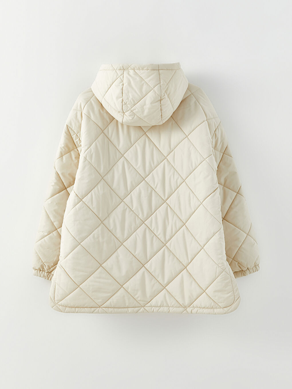 Hooded Quilted Long Sleeve Women's Puffer -S30675Z8-QKP