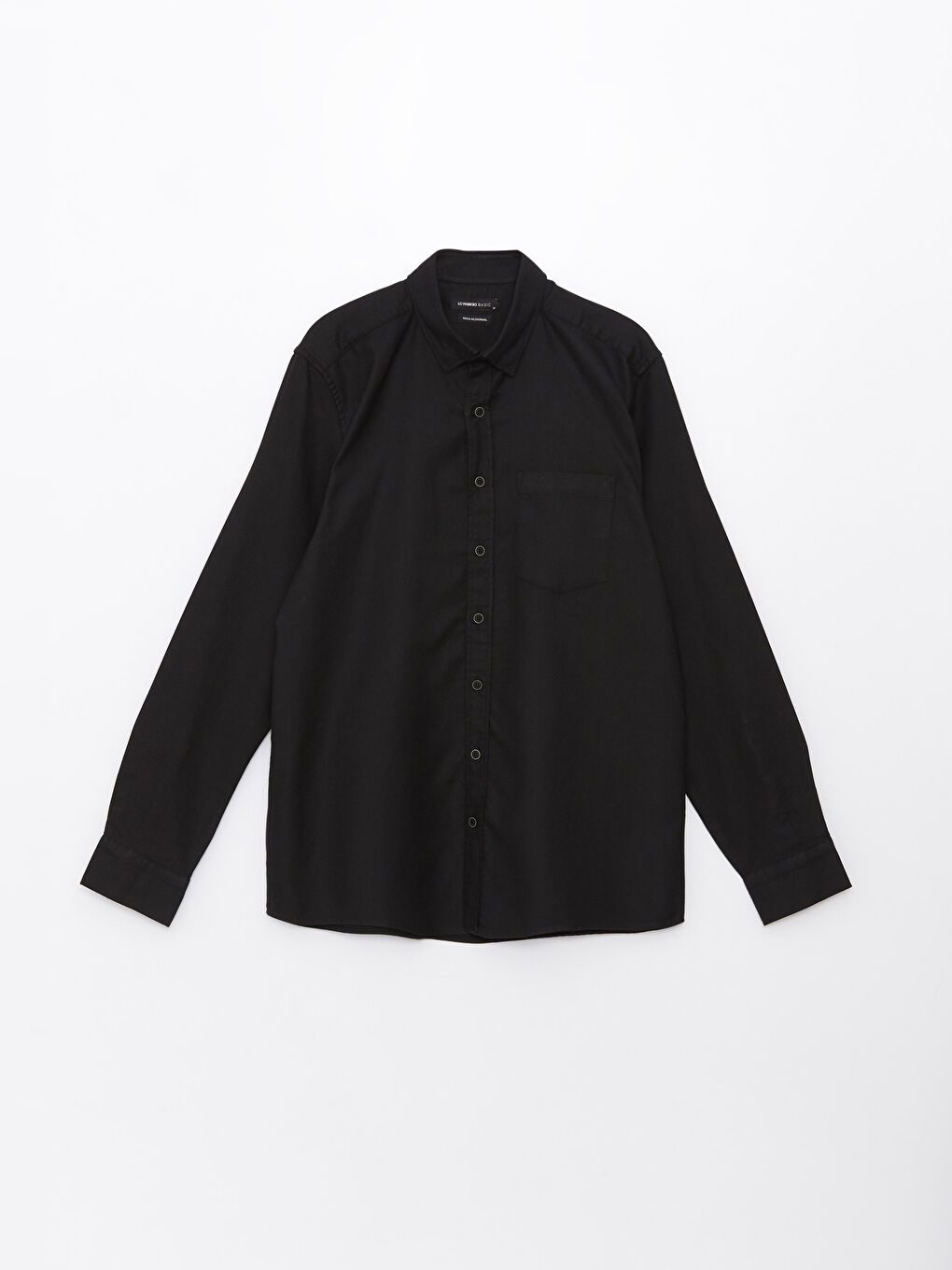 LCWAIKIKI Basic Regular Fit Long Sleeve Gabardine Men's Shirt -S30680Z8-RQL