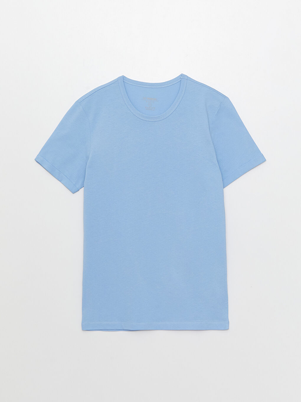 Tricou pentru Bărbați din Jerseu cu Guler Rotund-5