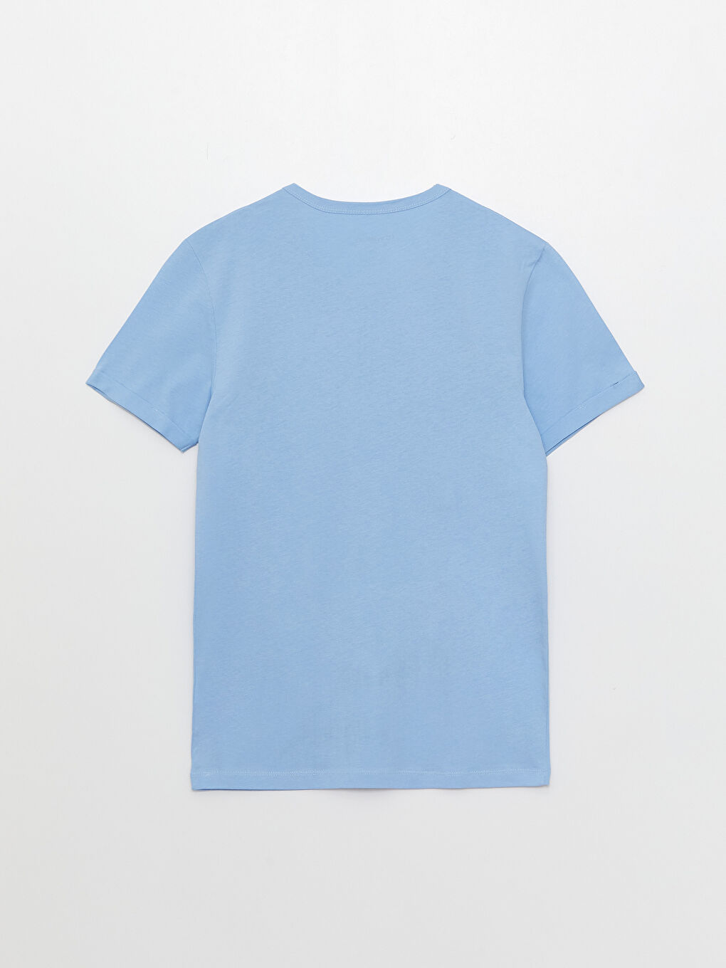 Tricou pentru Bărbați din Jerseu cu Guler Rotund-6