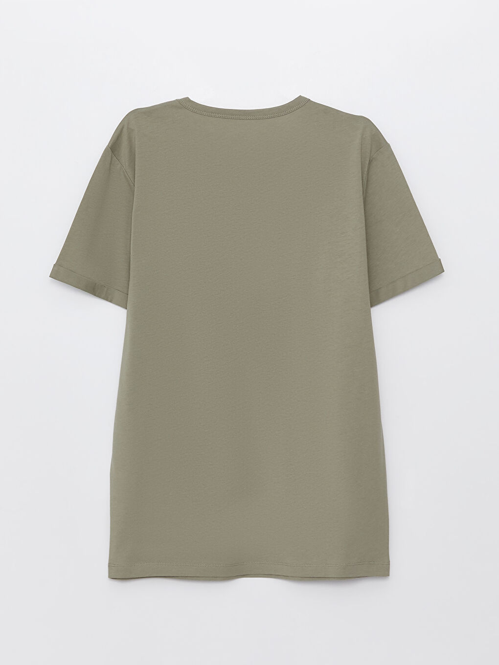 Tricou pentru Bărbați din Jerseu cu Guler Rotund-6