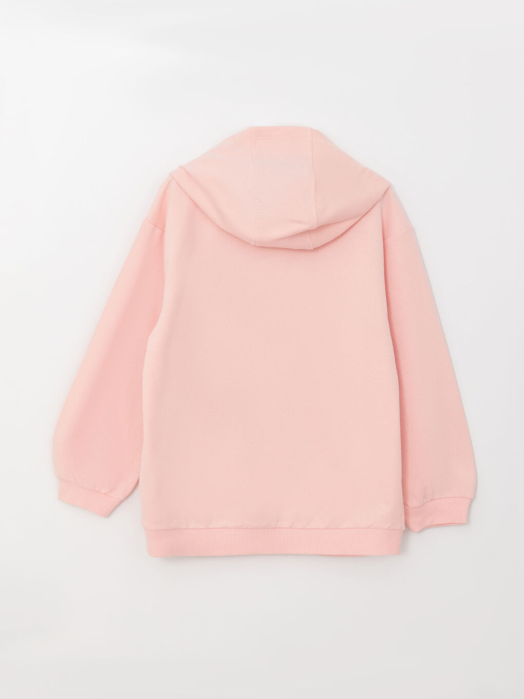 LCW Kids Hooded Printed Long Sleeve Girls' Sweatshirt -S30689Z4-G3G
