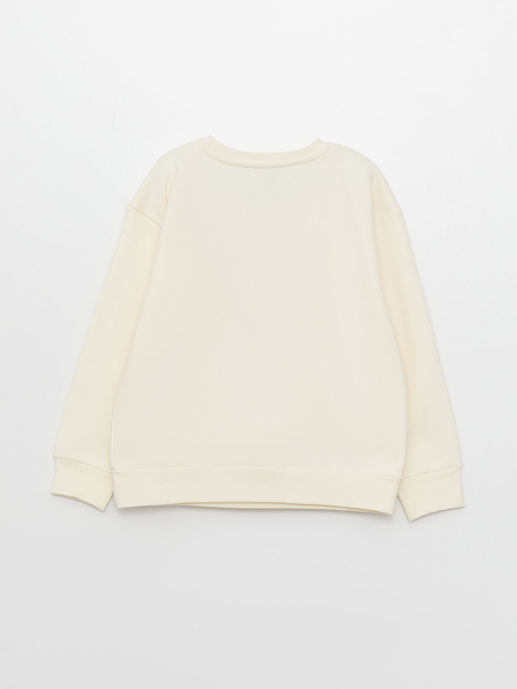 Hanorac Guler Rotund Imprimat Mânecă Lungă pentru Fete-4