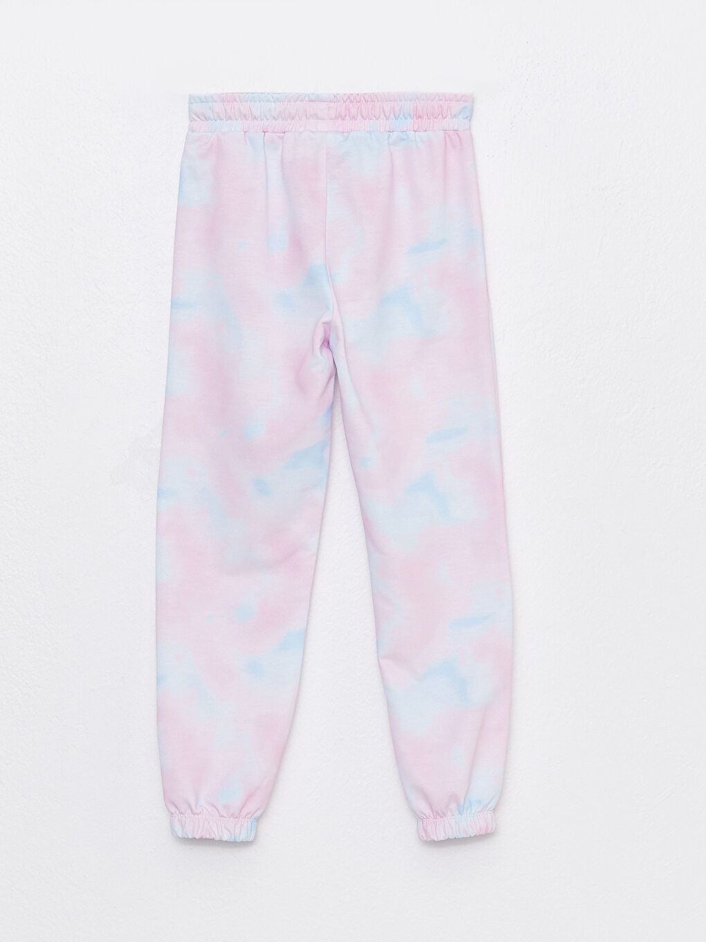 Pantalon de survêtement jogger fille à taille élastiquée et motif batik-1