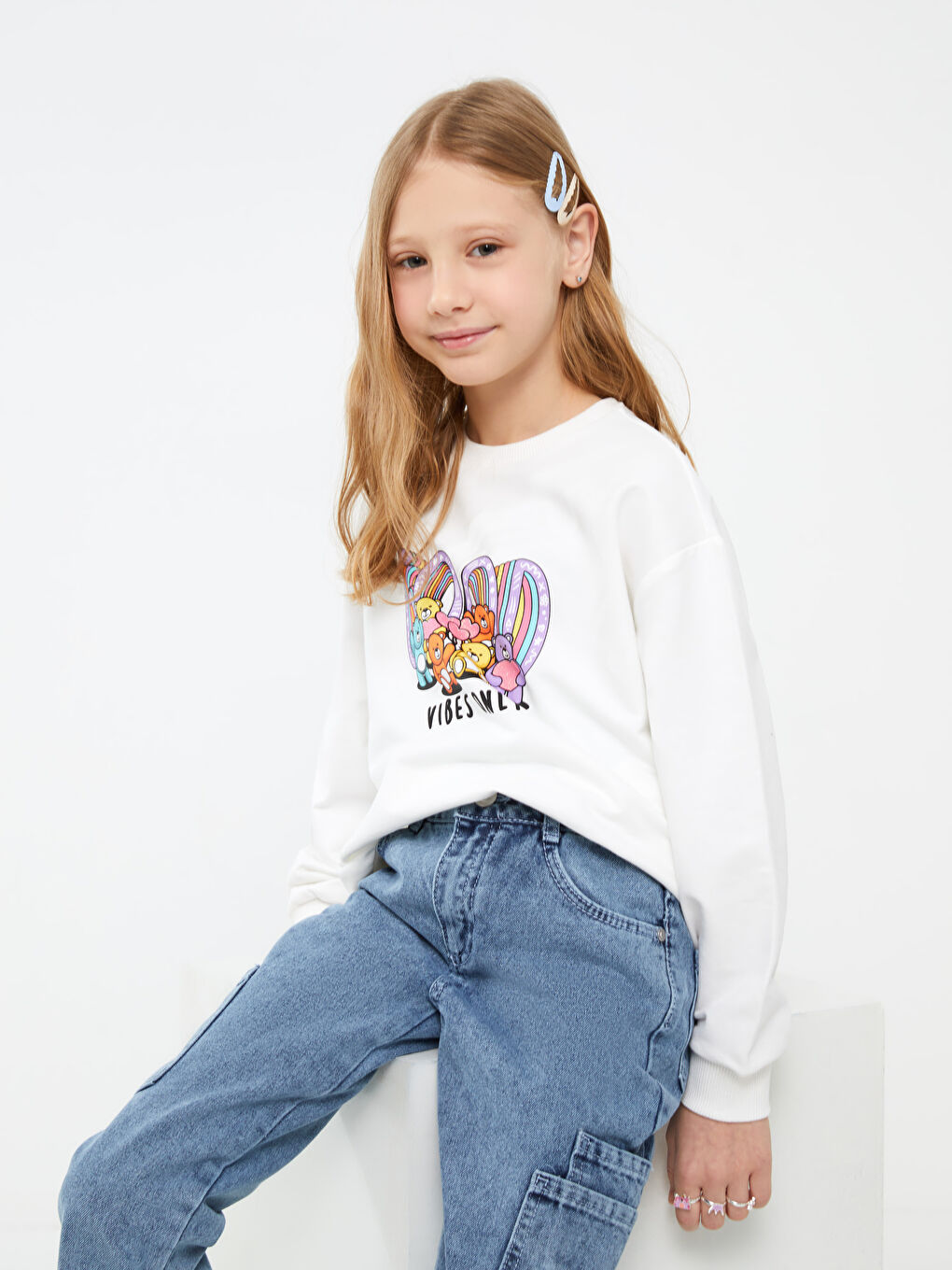 ◆ゆき❀◆ Bershka boxy crop seersucker hoodie in light gray - part of