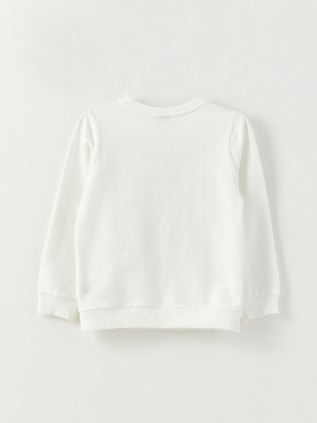 LCW Kids Crew Neck Printed Long Sleeve Girls' Sweatshirt -S30709Z4-R9J