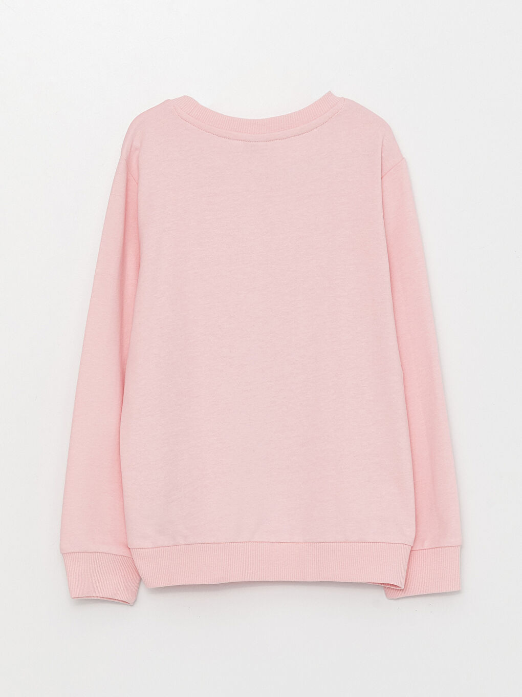 Crew Neck Printed Long Sleeve Girls' Sweatshirt-2