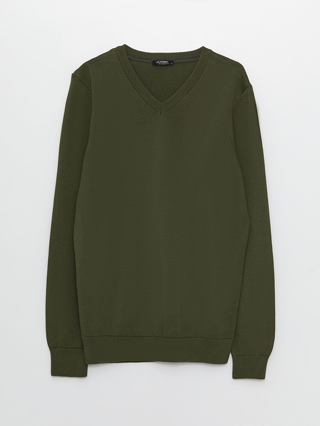 V Neck Long Sleeve Men's Knitwear Sweater-5