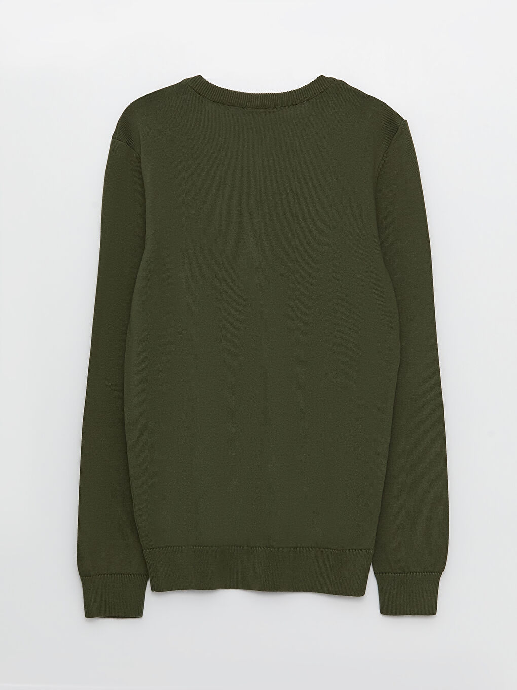 V Neck Long Sleeve Men's Knitwear Sweater-6