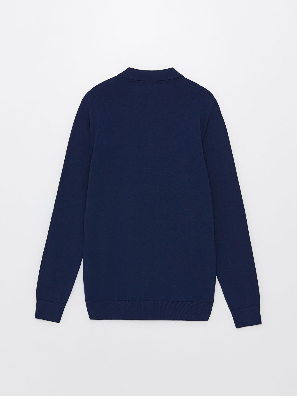 Polo Neck Long Sleeve Men's Knitwear Sweater-6