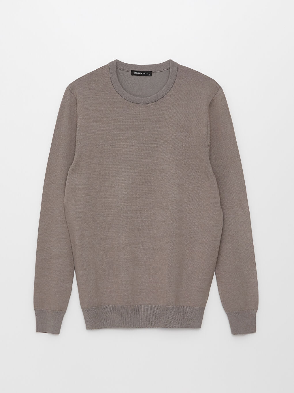 Crew Neck Long Sleeve Men's Tricot Sweater -S30731Z8-SP6