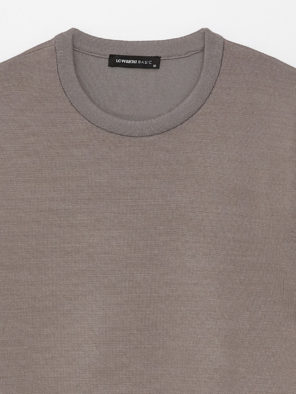 Crew Neck Long Sleeve Men's Tricot Sweater -S30731Z8-SP6