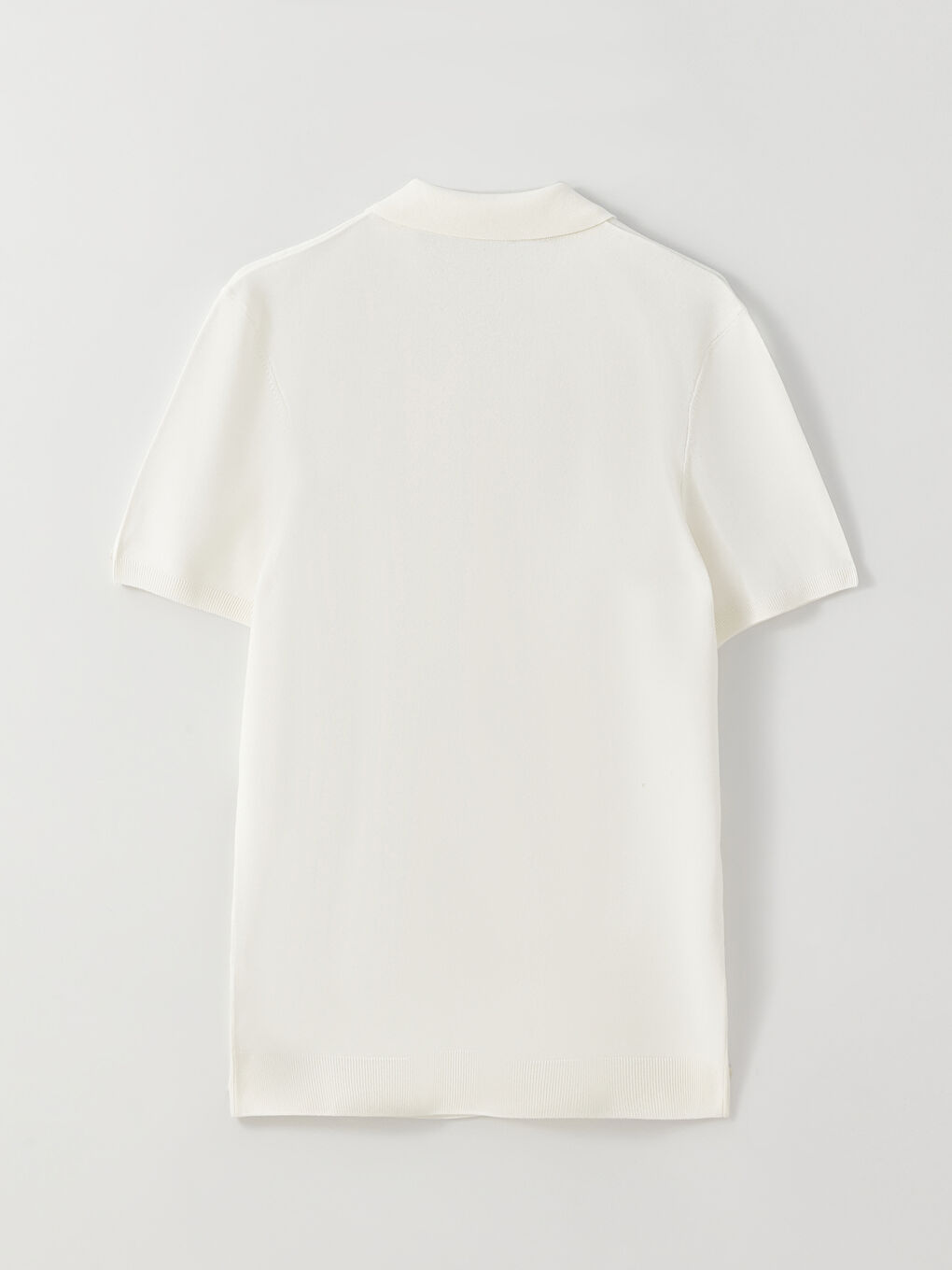 Pulover Tricotat cu Guler Polo și Mânecă Scurtă pentru Bărbați-6