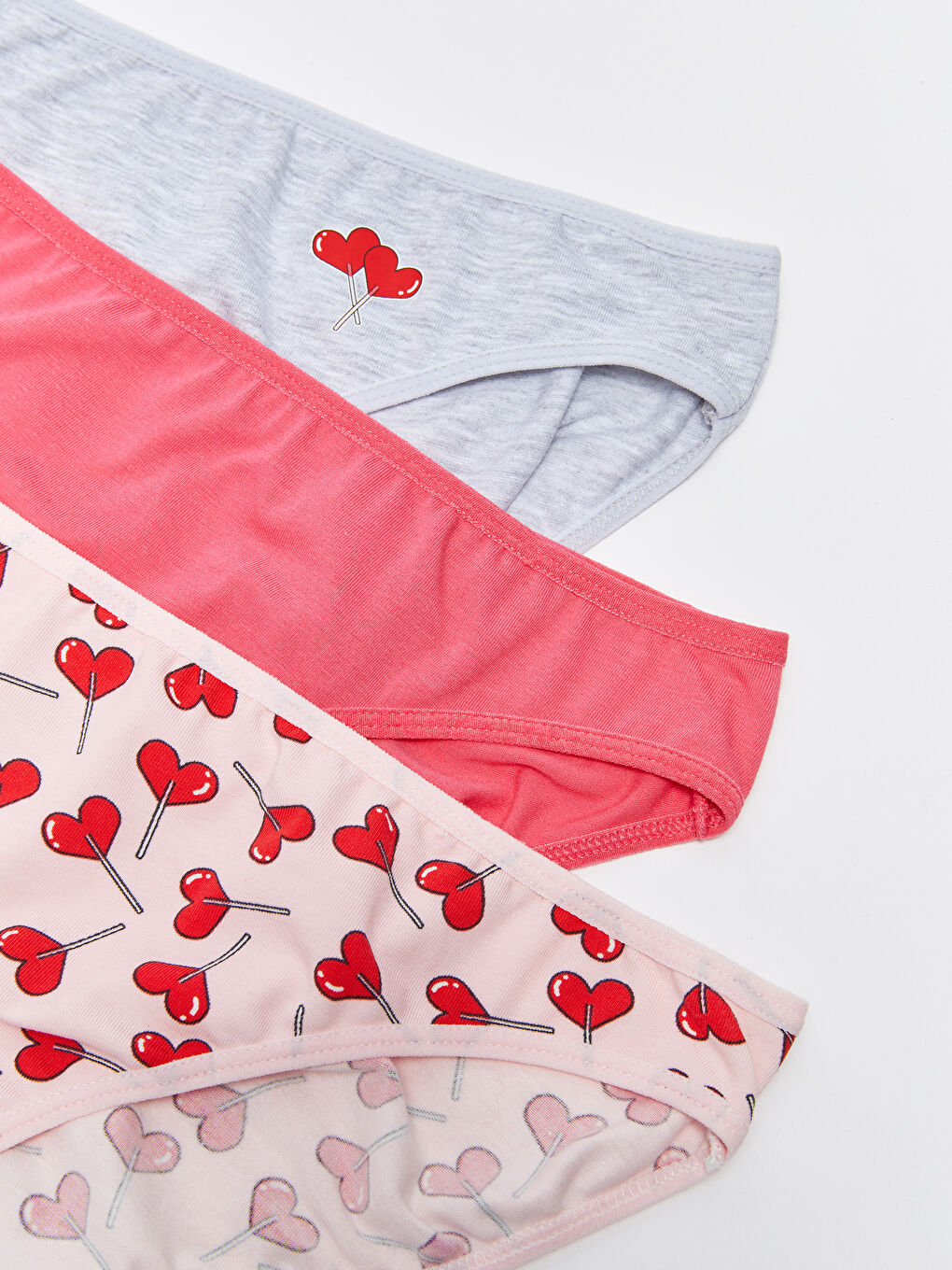 Patterned Women's Bikini Panties 3-Pack -1