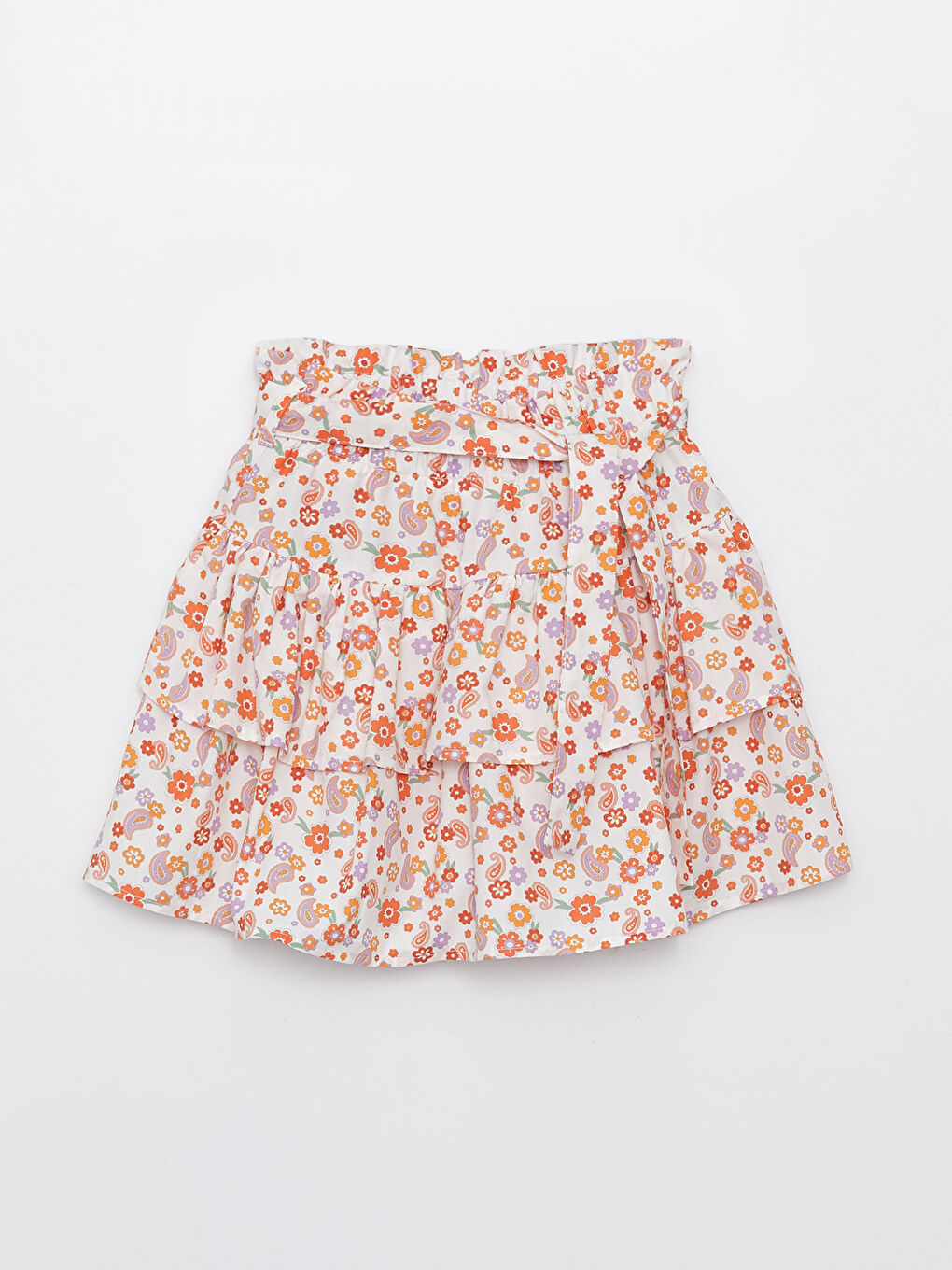 Jupe Fille À Motifs Taille Élastiquée