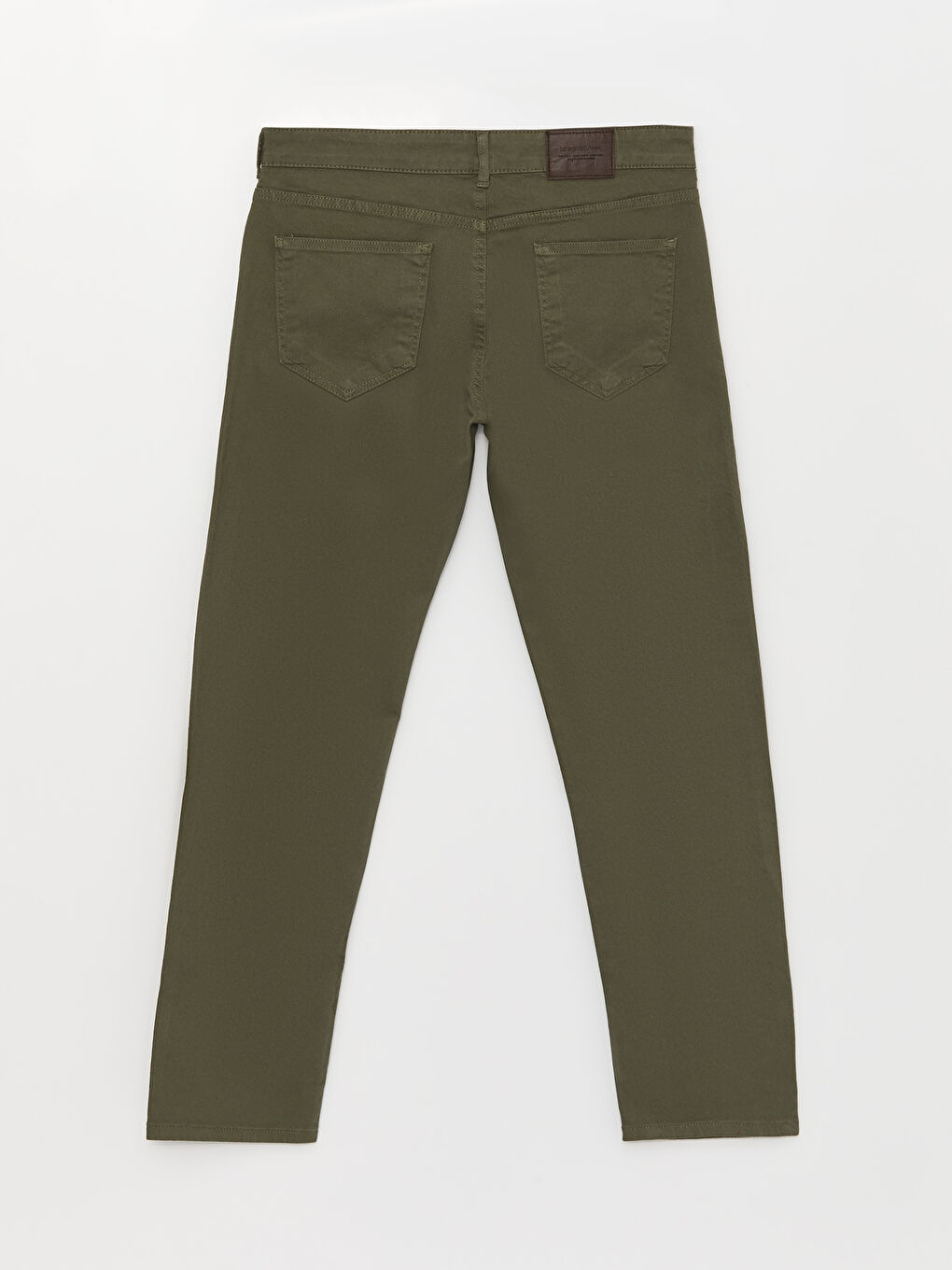Haki Standart Kalıp Erkek Chino Pantolon-6
