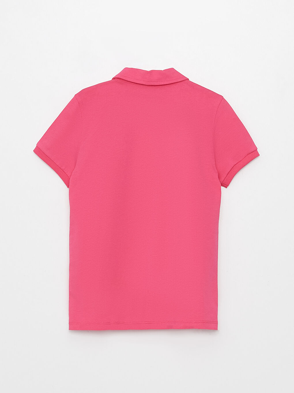 LCW Kids Polo Neck Basic Short Sleeve Girls' T-Shirt -S30803Z4-GSY