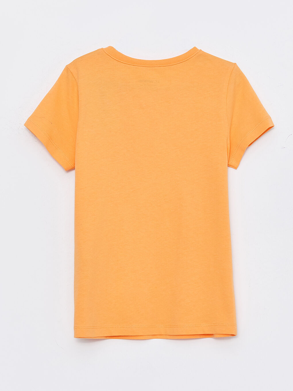 Crew Neck Basic Short Sleeve Girls' T-Shirt -S30806Z4-FLS