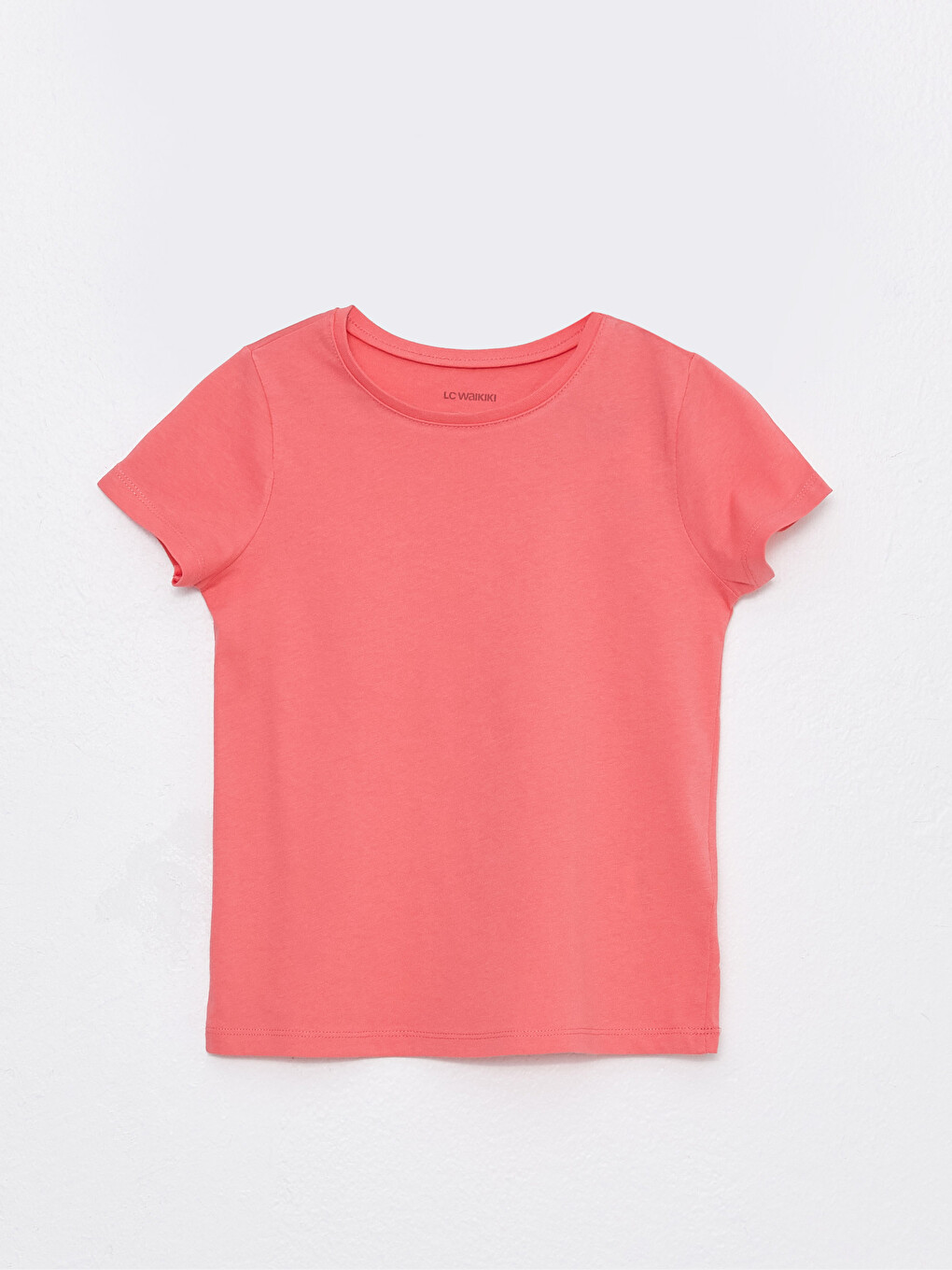 LCW ECO T-Shirt Basique à Manches Longues Et Col Rond Pour Filles Kaki O 2471801