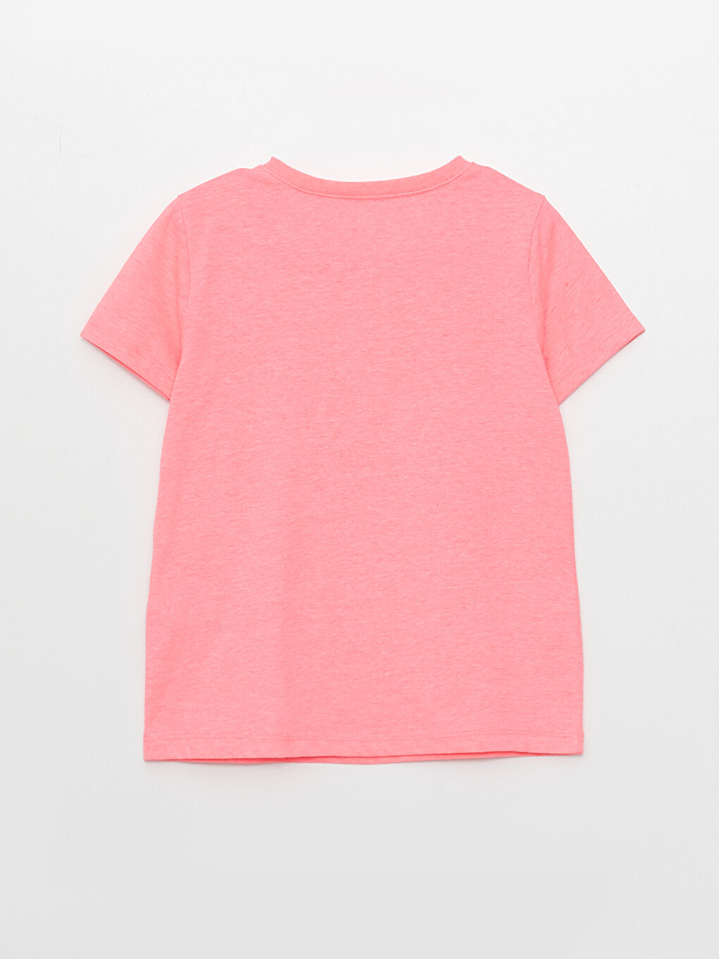 Crew Neck Basic Short Sleeve Girls' T-Shirt -S30806Z4-MRJ