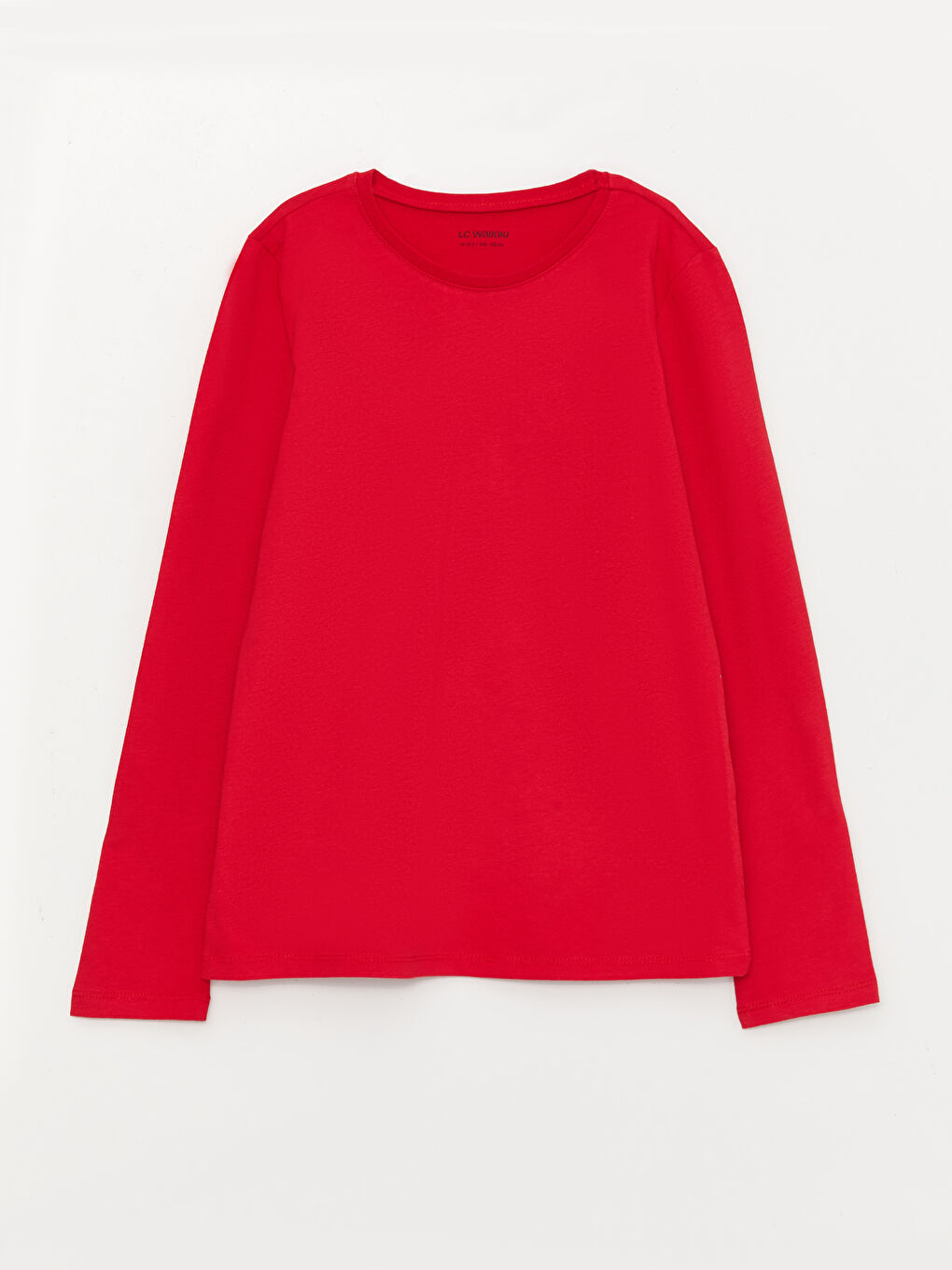 LCW Kids Crew Neck Basic Long Sleeve Girls' T-Shirt -S30808Z4-H1T