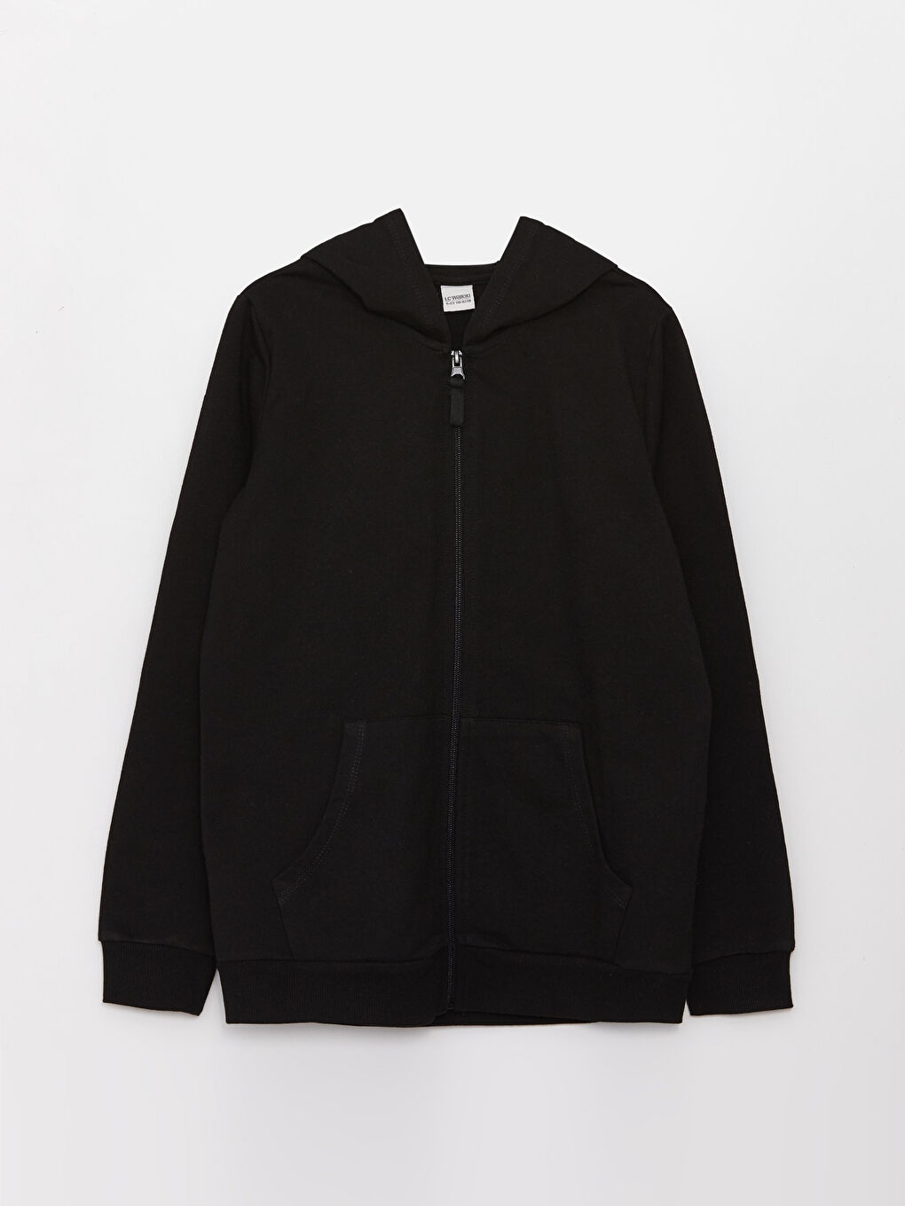 Hooded Basic Long Sleeve Girl Zippered Sweatshirt -S30818Z4-CVL