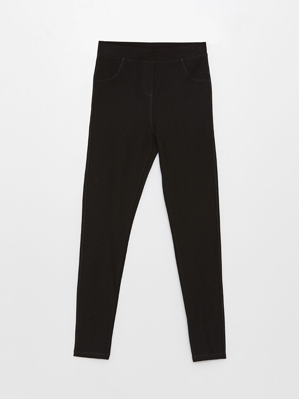 LCW Kids Elastic Waist Basic Girl Long Tights -S30820Z4-CVL