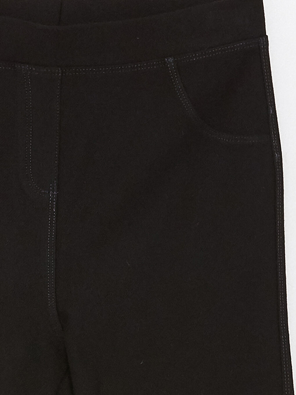 LCW Kids Elastic Waist Basic Girl Long Tights -S30820Z4-CVL