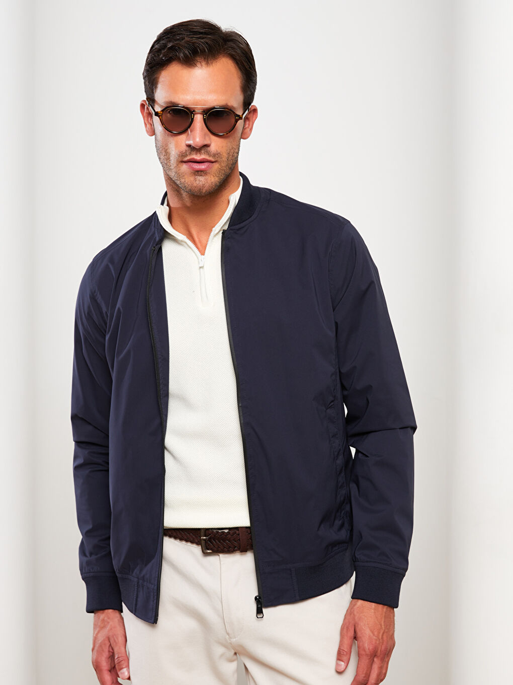 LCWAIKIKI Classic Standard Fit College Collar Men's Coat -S30833Z8-RFD