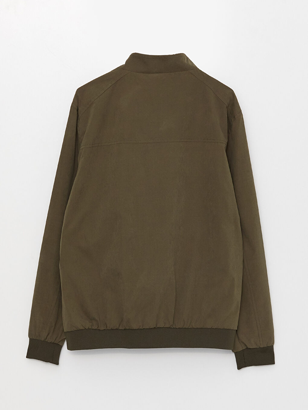 Мужское стандартное пальто с воротником-трубой-6