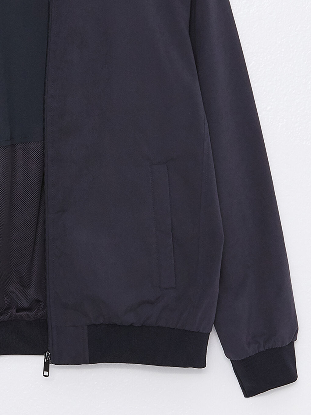 Standard Fit Funnel Neck Men's Coat-7