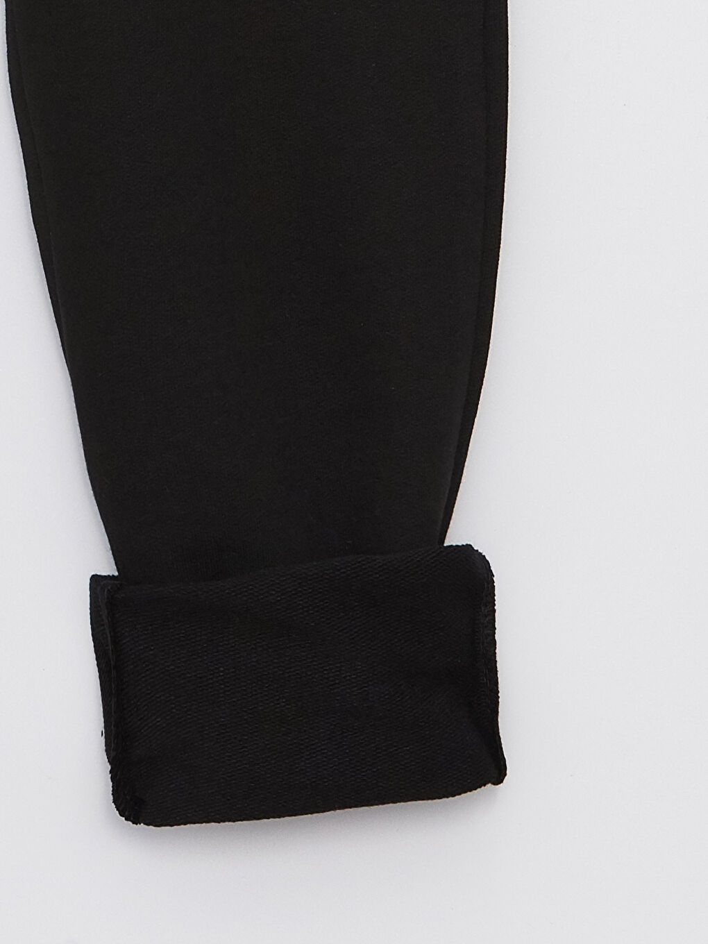 Siyah Beli Lastikli Basic Kız Çocuk Jogger Eşofman Altı-2